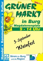 Grüner Markt am 3.9.2011