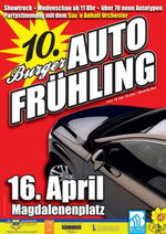 Plakat 10. Burger Autofrühling