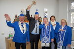 v.l.n.r. Sitzungspräsident Herbert Hoffmann, BM Jörg Rehbaum, Vorsitzende des NCC Ursula Heuer und die Mitglieder des Vorstandes Jenny Hammer und Anita Dieckmann