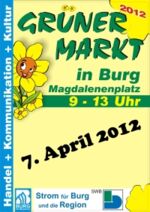 Grüner Markt am 7. April 2012 von 9.00 bis 13.00 Uhr