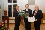 Bürgermeister Jörg Rehbaum, Oberst a. D. Peter Meyer, Studienrat a. D. Klaus Möbius