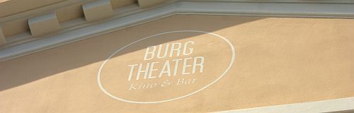 Fassadeninschrift am Burg Theater