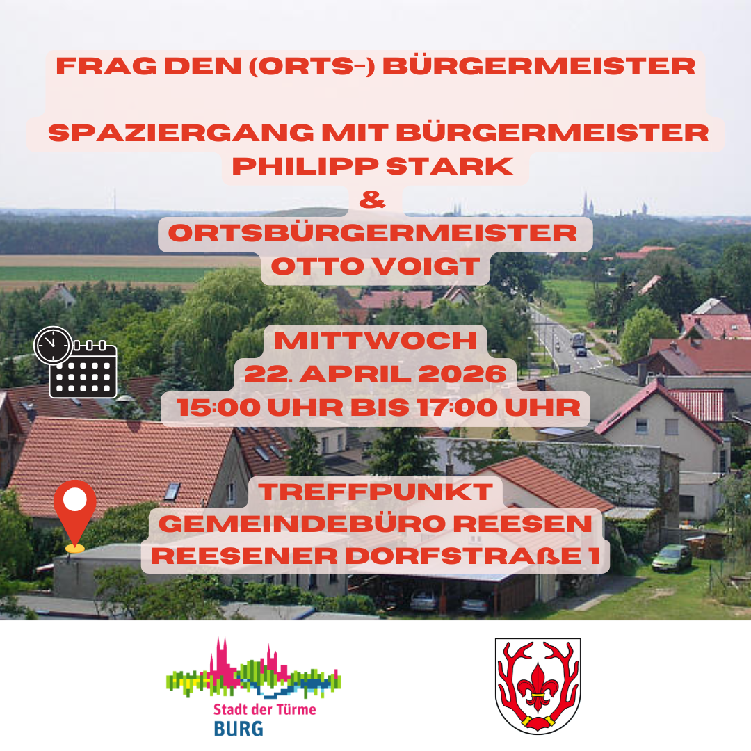 Frühjahrsspaziergang in Reesen - Stadt Burg
